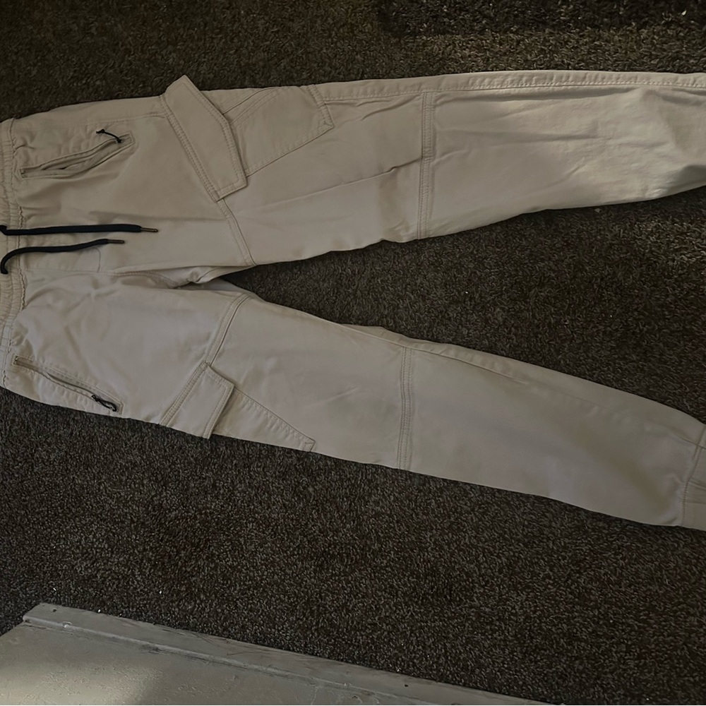 Tan cargo pants hollister